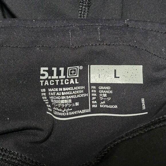 5.11 Tactical Hedda Hybrid Legging, 64452-019, Black- Sz L - Picture 4 of 8
